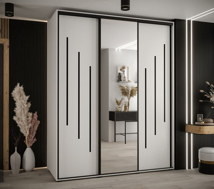 Cannes IX Sliding Door Wardrobe 200cm