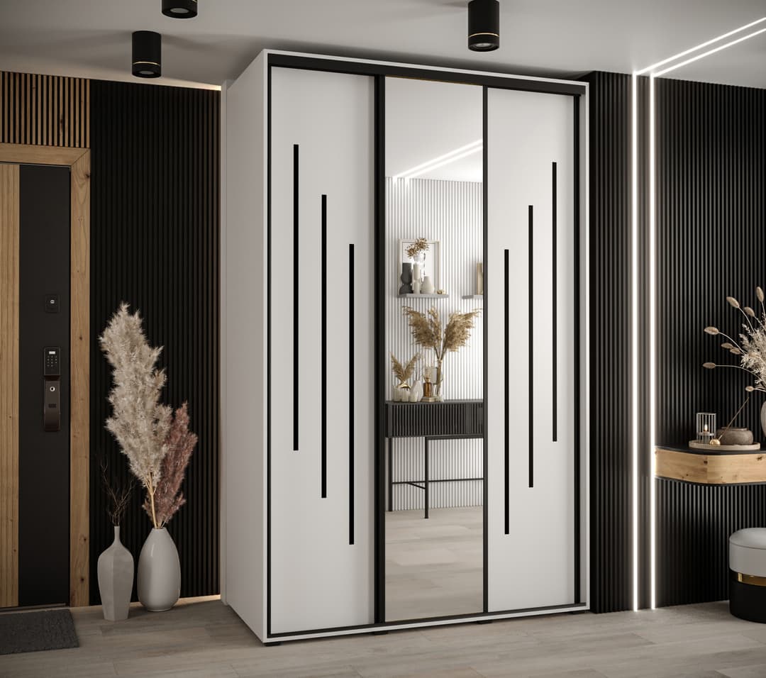 Cannes IX Sliding Door Wardrobe 150cm