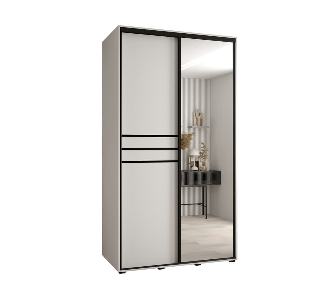 Cannes XI Sliding Door Wardrobe 140cm