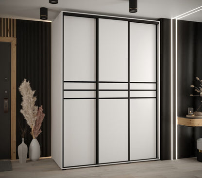 Cannes X Sliding Door Wardrobe 180cm