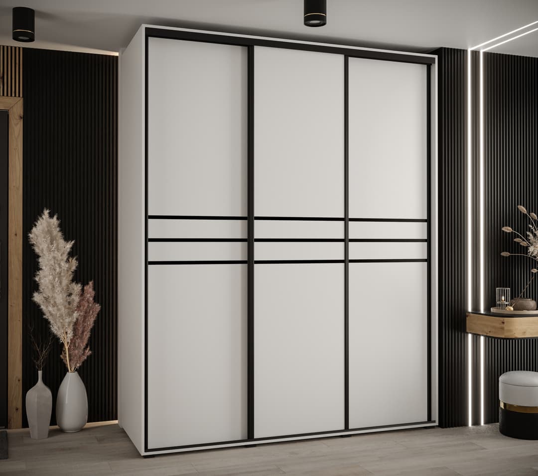 Cannes X Sliding Door Wardrobe 190cm