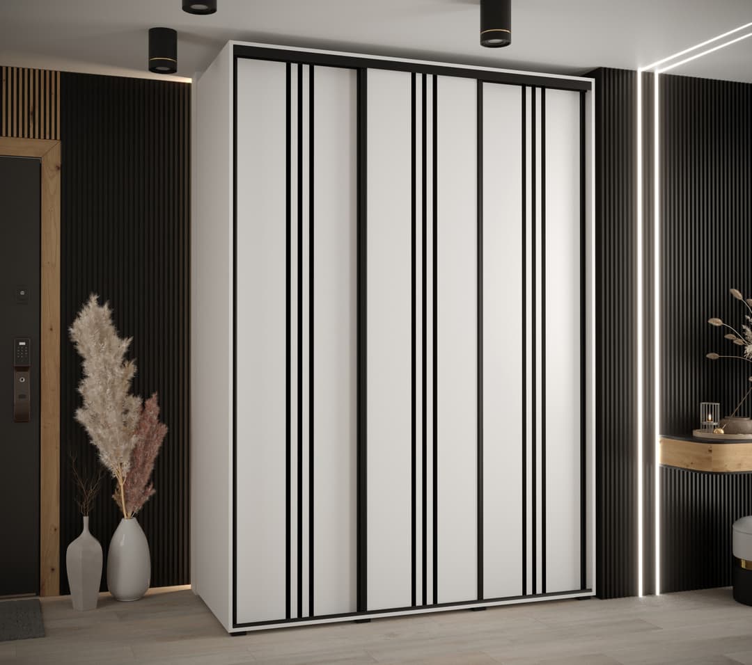 Cannes VI Sliding Door Wardrobe 180cm