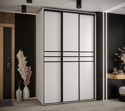 Cannes X Sliding Door Wardrobe 150cm