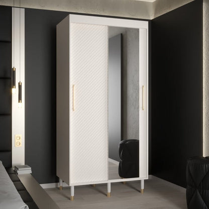 Monaco II Sliding Door Wardrobe 100cm