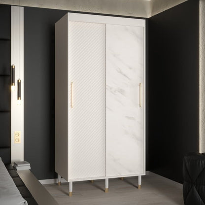 Monaco Sliding Door Wardrobe 100cm