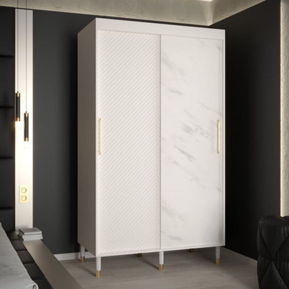 Monaco Sliding Door Wardrobe 120cm