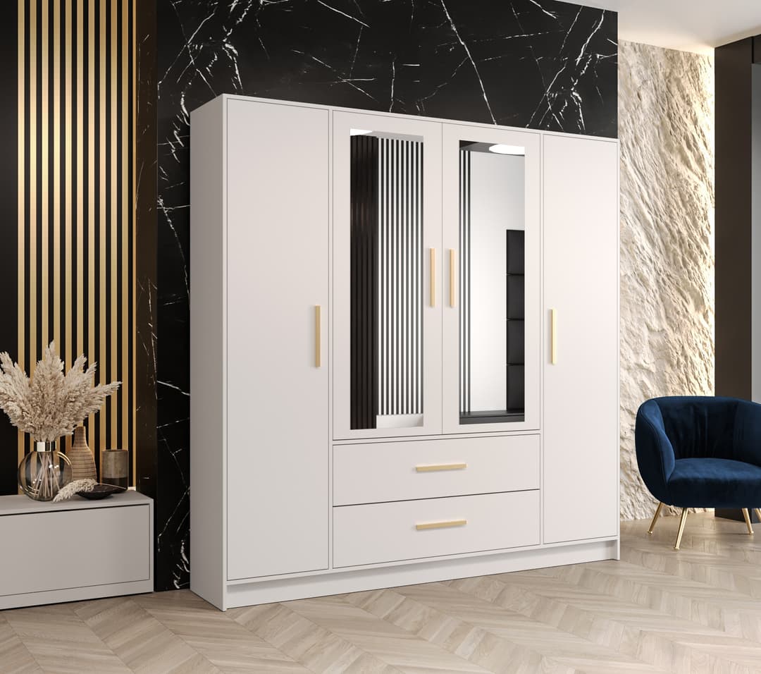 Berlin Hinged Door Wardrobe 201cm