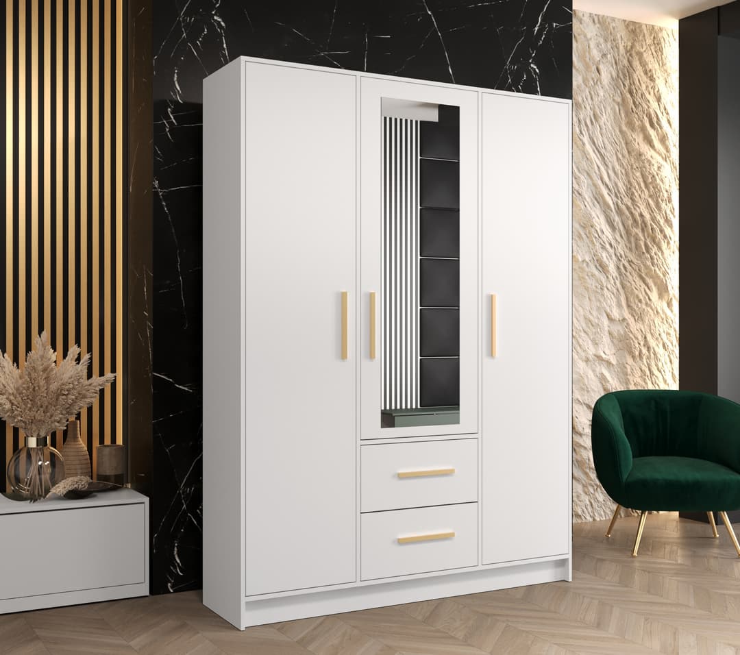 Berlin Hinged Door Wardrobe 153cm