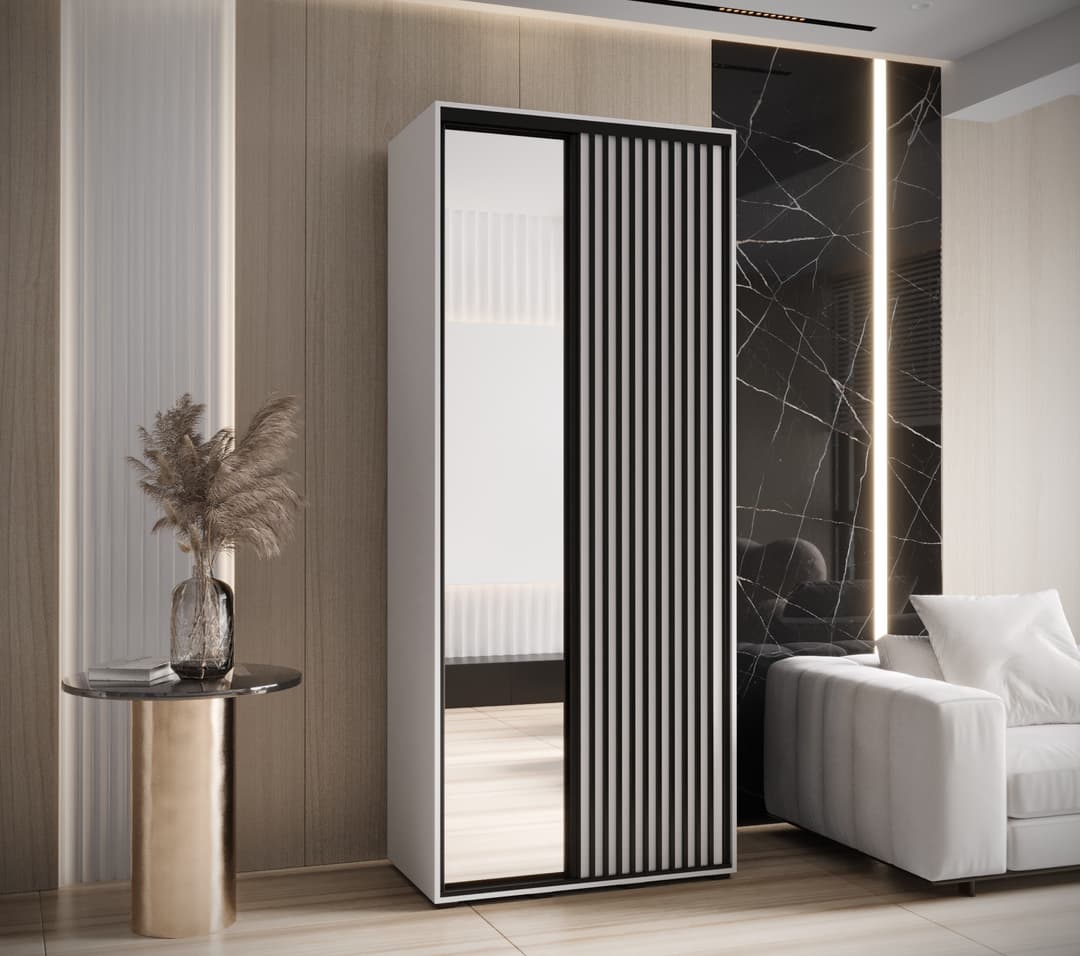 Sapporo II Sliding Door Wardrobe 120cm