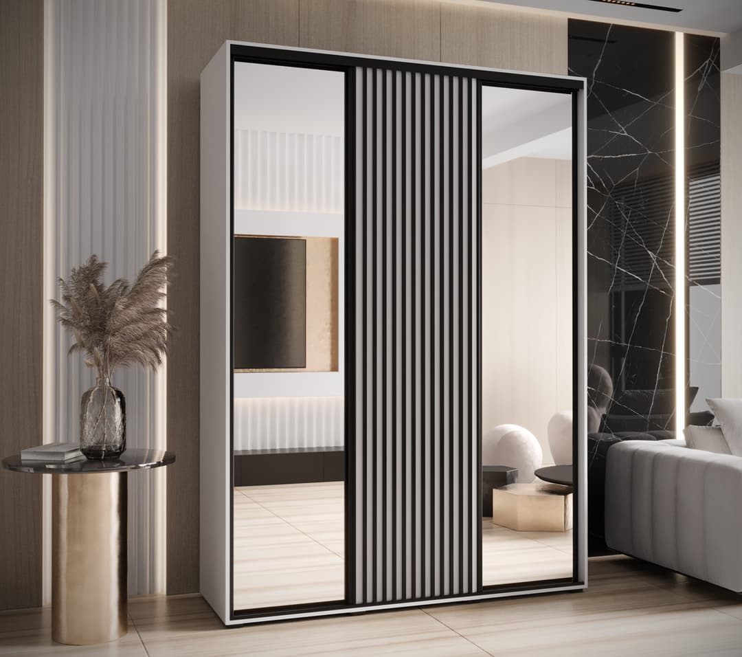 Sapporo II Sliding Door Wardrobe 170cm