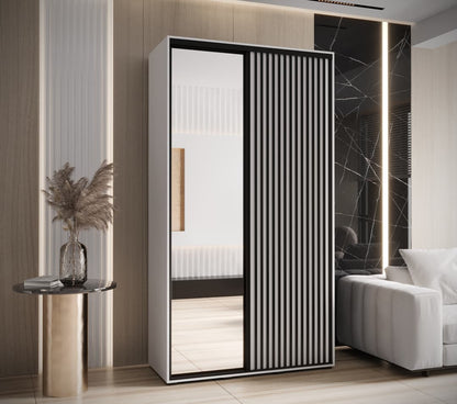 Sapporo II Sliding Door Wardrobe 130cm