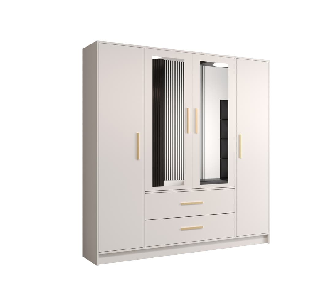 Berlin Hinged Door Wardrobe 201cm