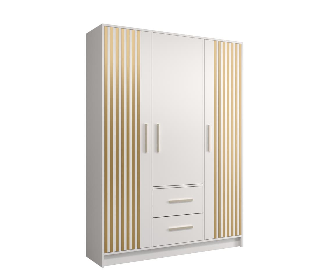 Berlin VII Hinged Door Wardrobe 153cm