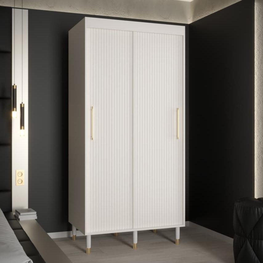 Mora I Sliding Door Wardrobe 100cm