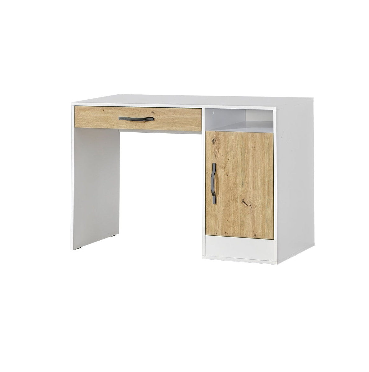 SPACEO Desk / Oak Artisan / Black Handles