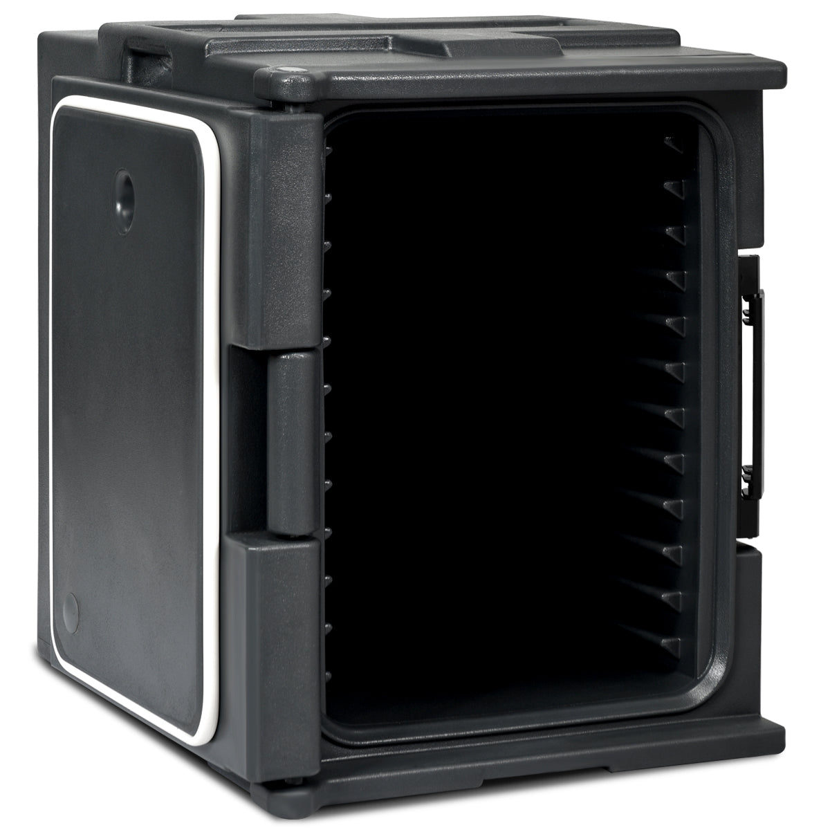 Front-Loading Insulated Food Pan Carrier for 6 Full-Size Pans-Black