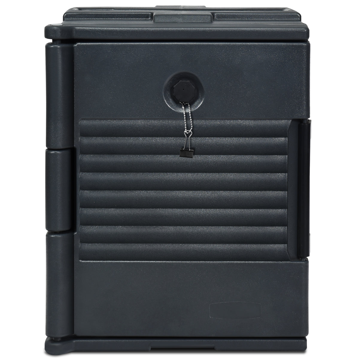 Front-Loading Insulated Food Pan Carrier for 6 Full-Size Pans-Black