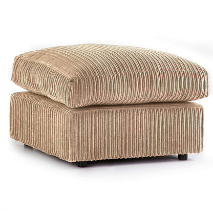 Sofa narożna Blake Full Back Grey Jumbo Cord - podłokietnik prawy i lewy - dostępna w innych kolorach