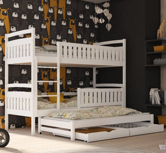 Blanka Bunk Bed with Trundle and Storage