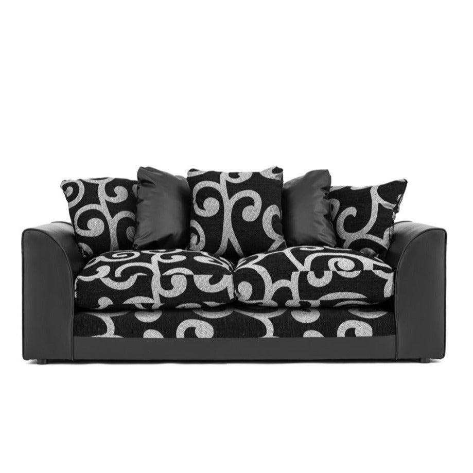 Zina Chenille Fabric 3 Seater and 2 Seater Sofa Set