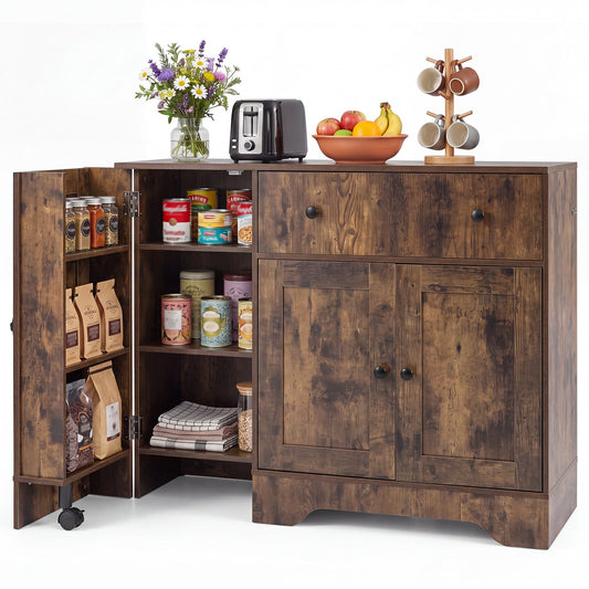 Buffet Cabinet in Rustic Brown