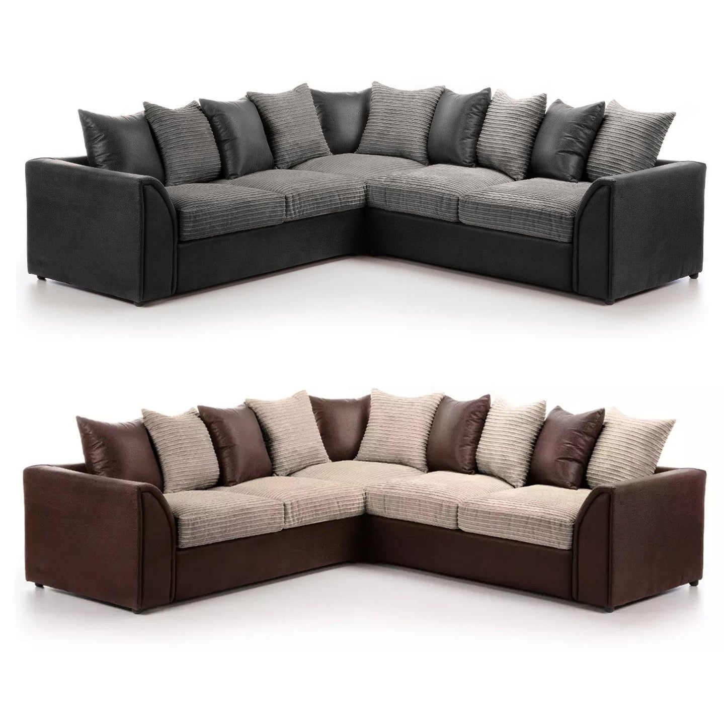 Narożna sofa Brandon Fabric - 2 kolory