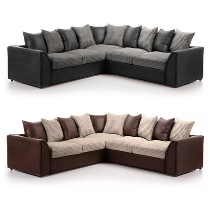 Narożna sofa Brandon Fabric - 2 kolory