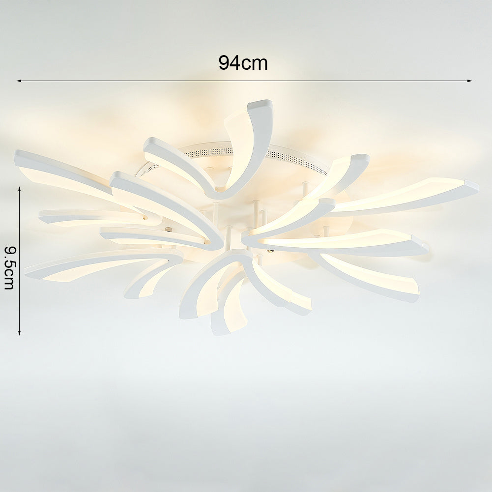 V Shaped LED Ceiling Light Fixture Dimmable/Non-Dimmable