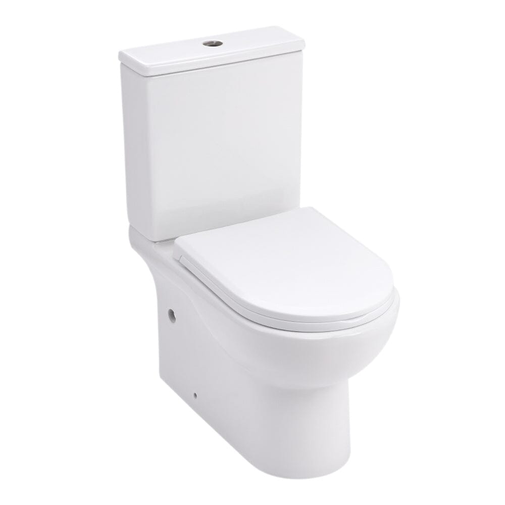 63cm D Comfortable 2-Piece Elongated Toilet with Dual Flush