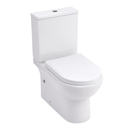 63cm D Comfortable 2-Piece Elongated Toilet with Dual Flush