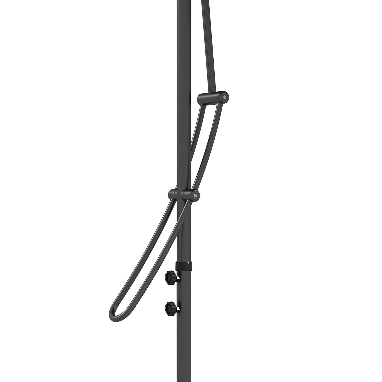 Outsunny 3(m) Solarny LED Cantilever Parasol, Czarny