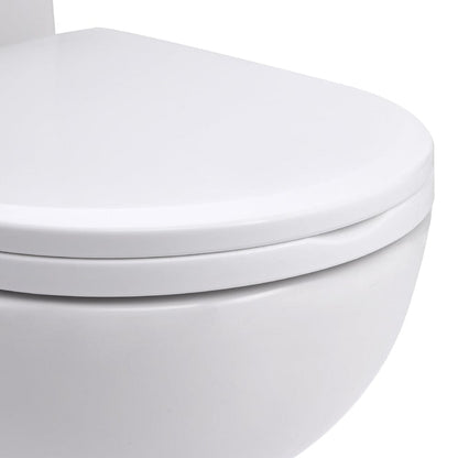 63cm D Comfortable 2-Piece Elongated Toilet with Dual Flush