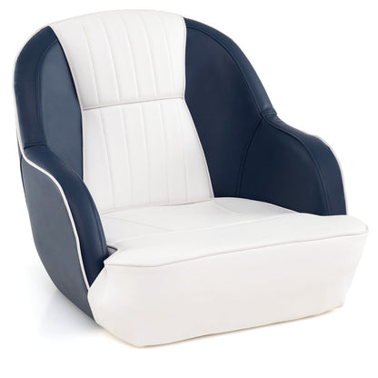 Captain Bucket Seat with Thick Sponge Padding-Blue