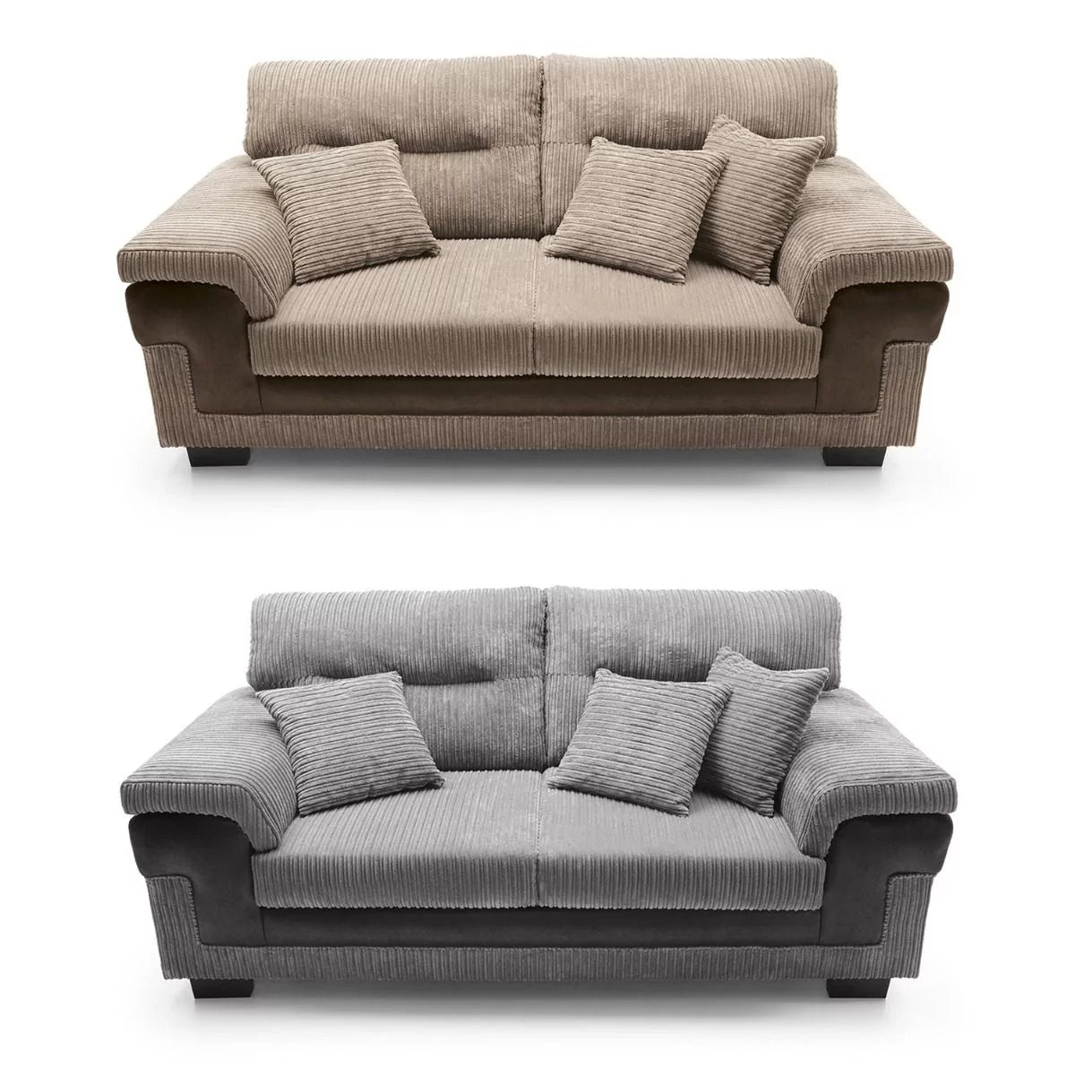 Samson Corded Fabric 3+2 Seater Sofa