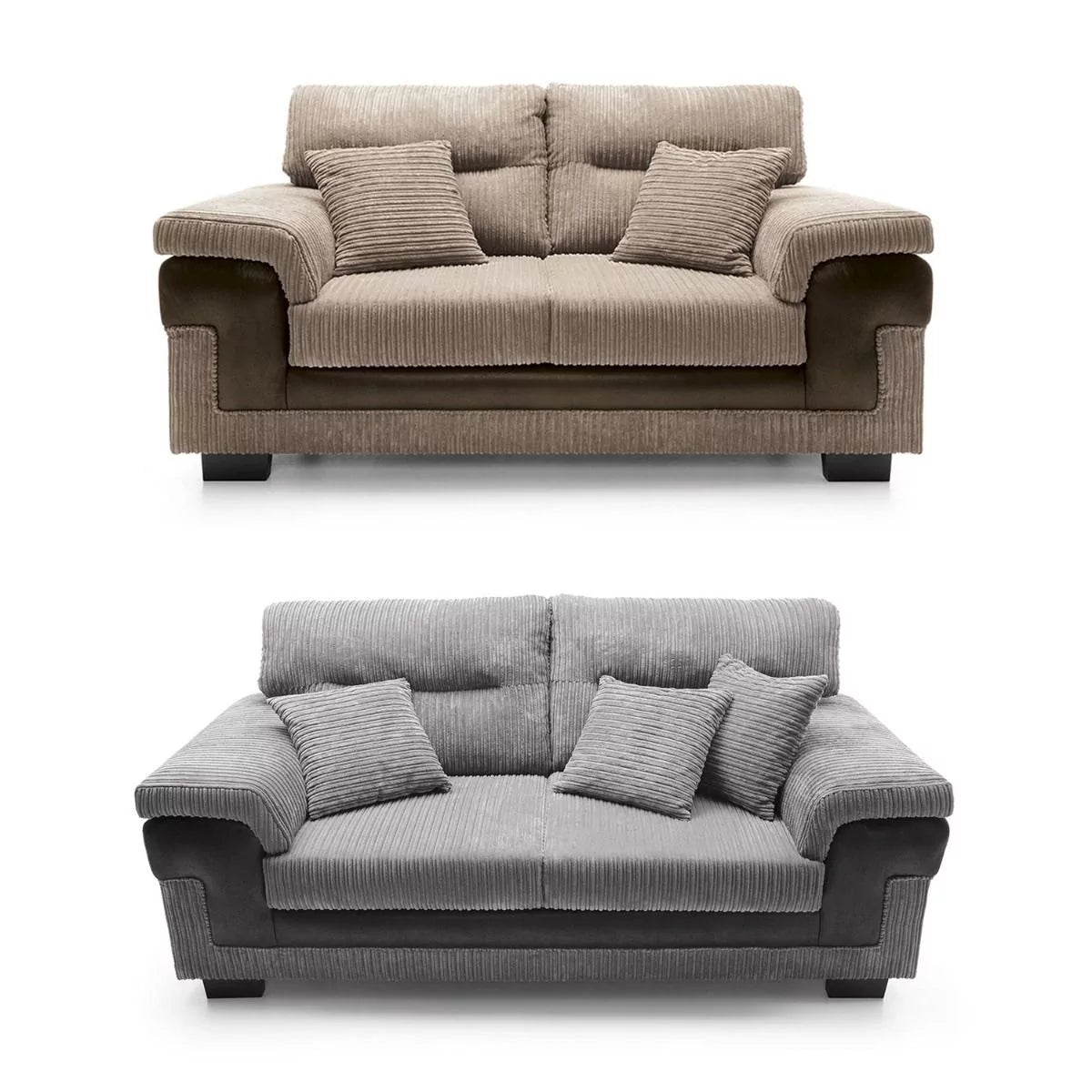 Samson Corded Fabric 3+2 Seater Sofa