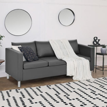 3-seater modern sofa living room sofa corner sofa couch set grey