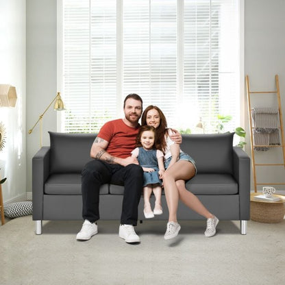 3-seater modern sofa living room sofa corner sofa couch set grey