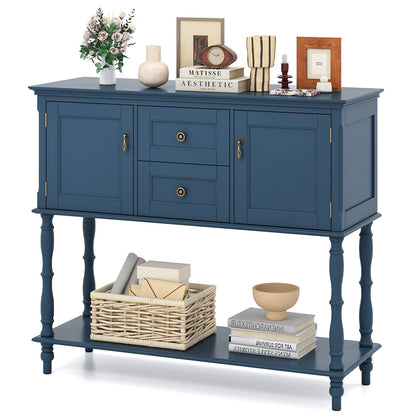 Console Table in Blue