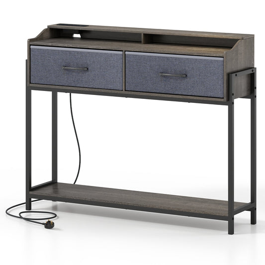 Console Table in Grey