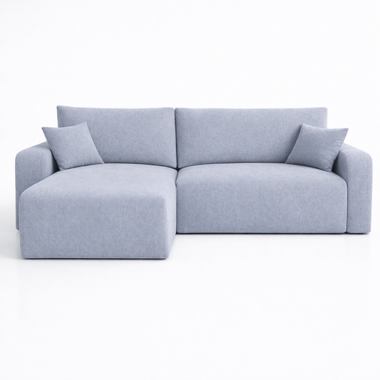 Corner Sofa Bed HAVANA Soft Grey