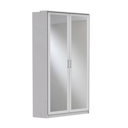 Corner Wardrobe in White