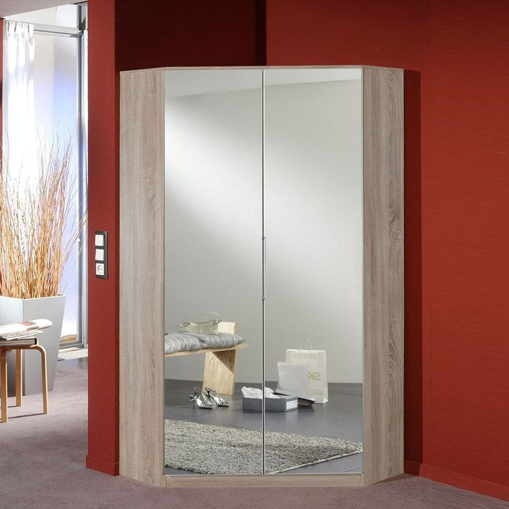 Corner Wardrobe in Oak