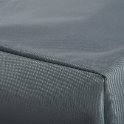 Outsunny Rectangular Patio Furniture Cover for Chairs Water UV Resistant Protection 600D Oxford Fabric Rattan Lounge Clean Cover, 200 x 86 x 82cm