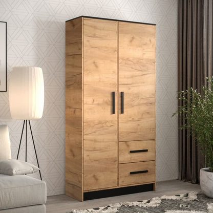 Malta III Hinged Door Wardrobe 103cm