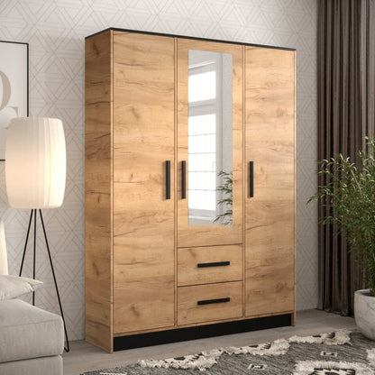 Malta II Hinged Door Wardrobe 153cm