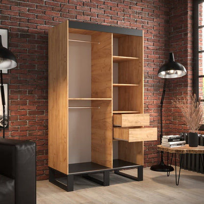 Loft Y Sliding Door Wardrobe 120cm