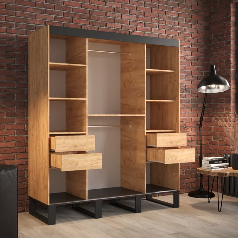 Loft Y2 Sliding Door Wardrobe 180cm