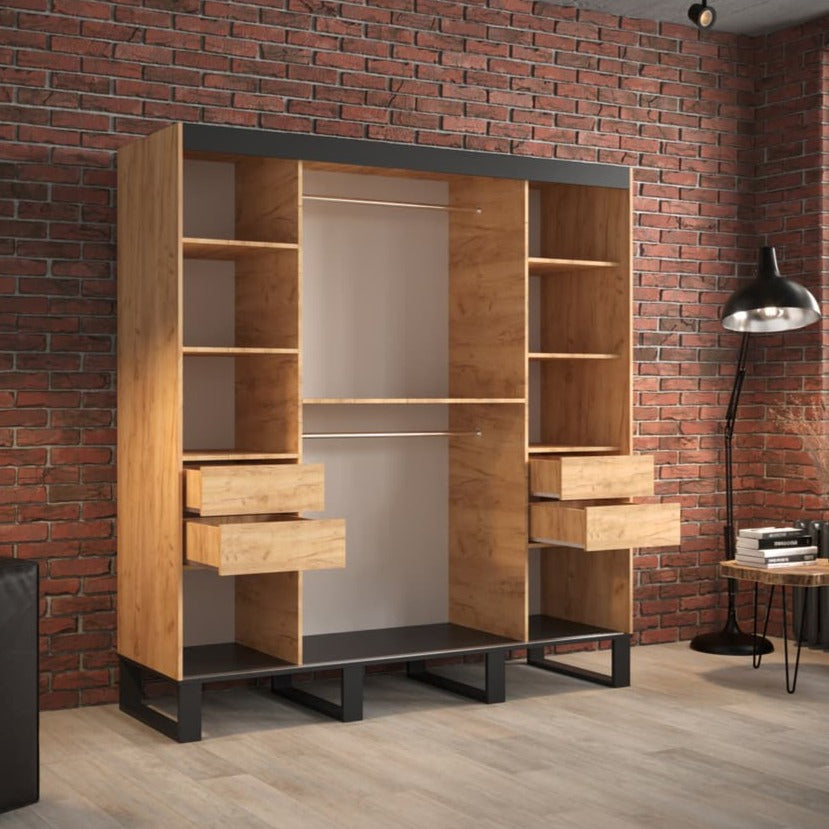 Loft Y1 Sliding Door Wardrobe 200cm