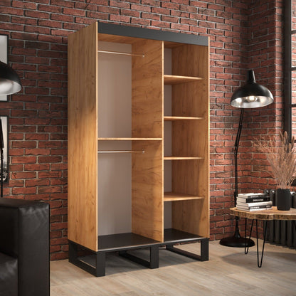 Loft T1 Sliding Door Wardrobe 120cm