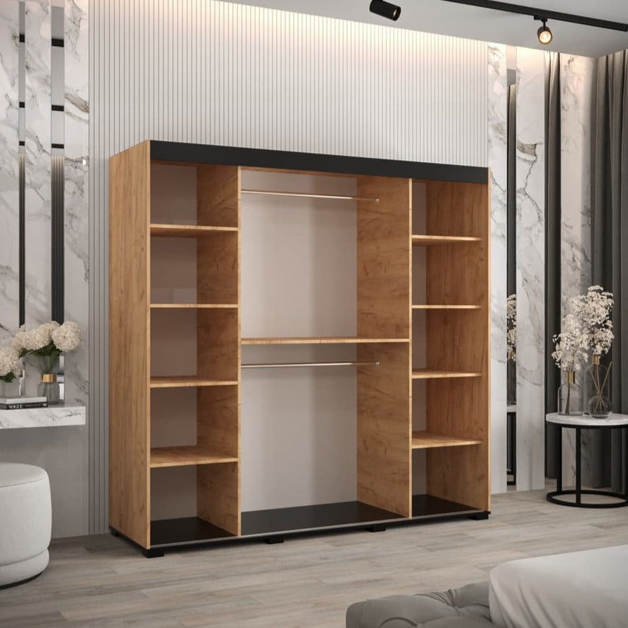 Bergamo T3 Sliding Door Wardrobe 200cm